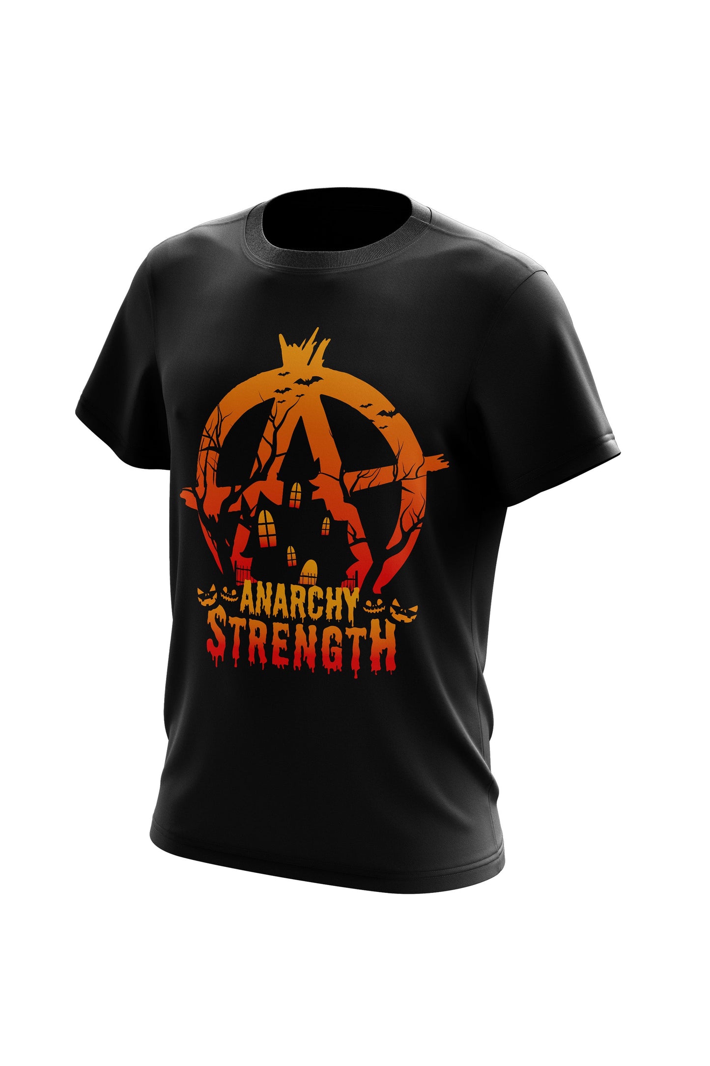 AS 'HAUNTED HOUSE' TEE - BLACK