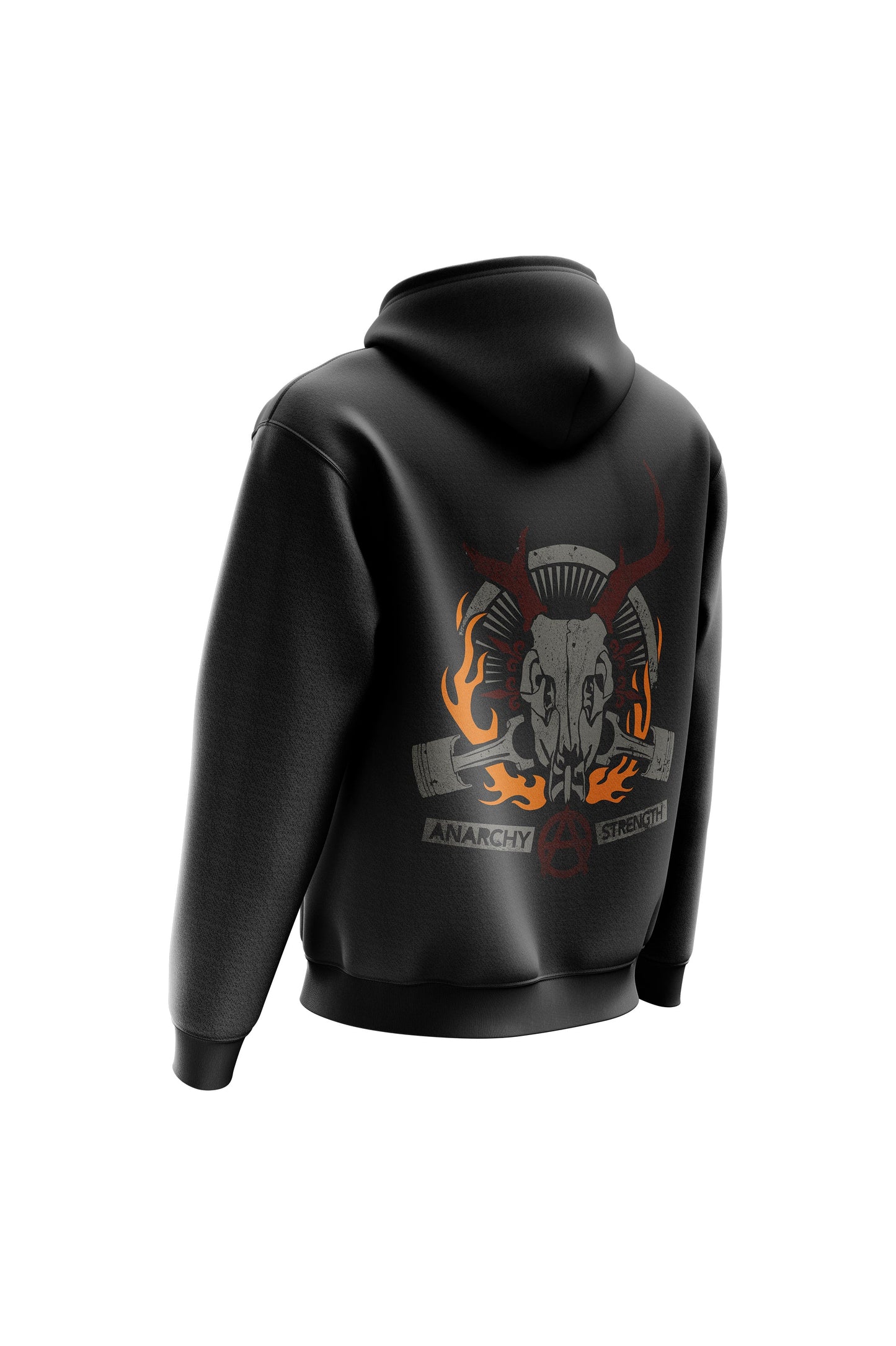 AS 'ANTLAR' HOODIE - BLACK