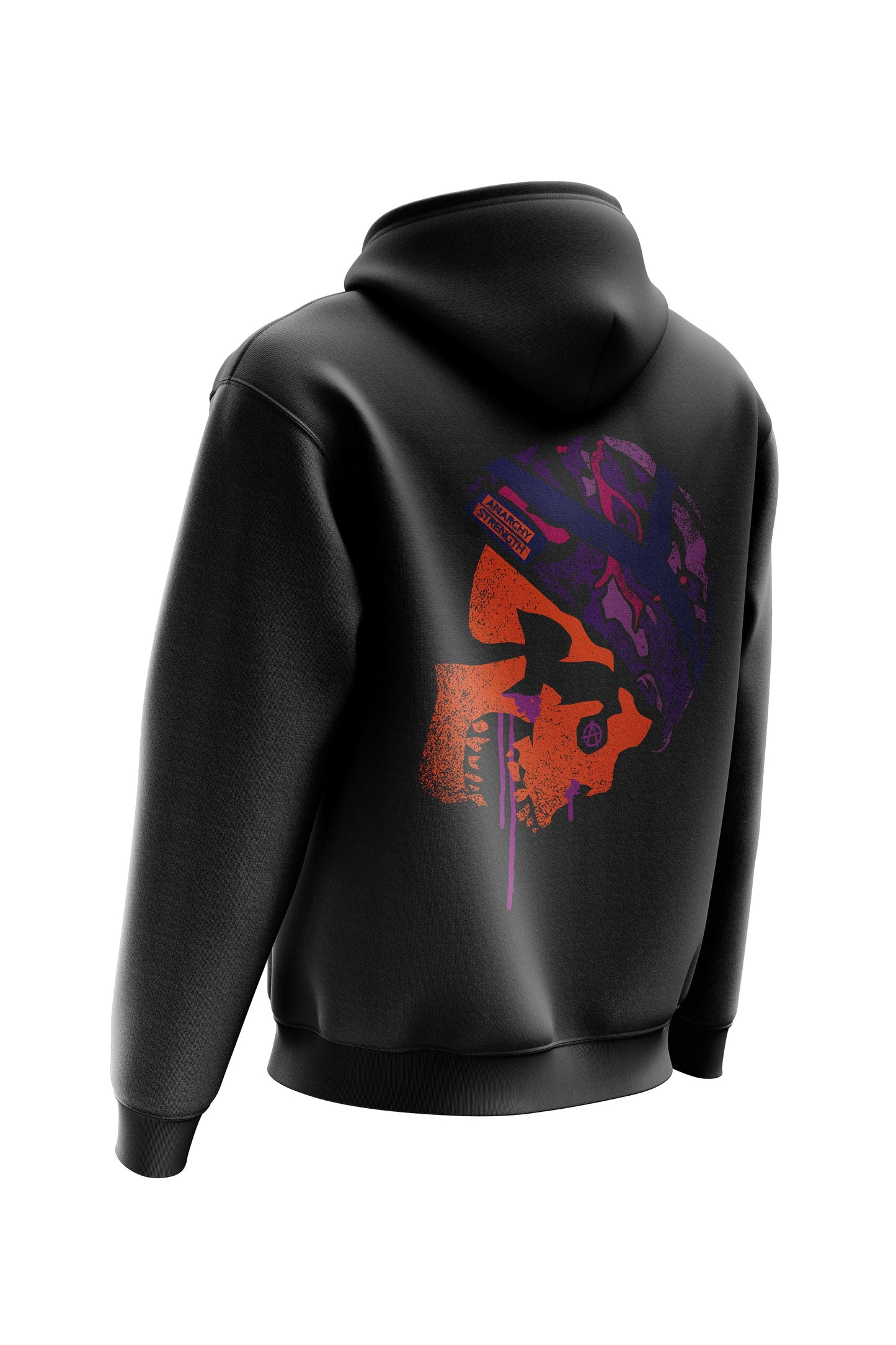 AS 'SOLDIER OF MISFORTUNE' HOODIE - BLACK