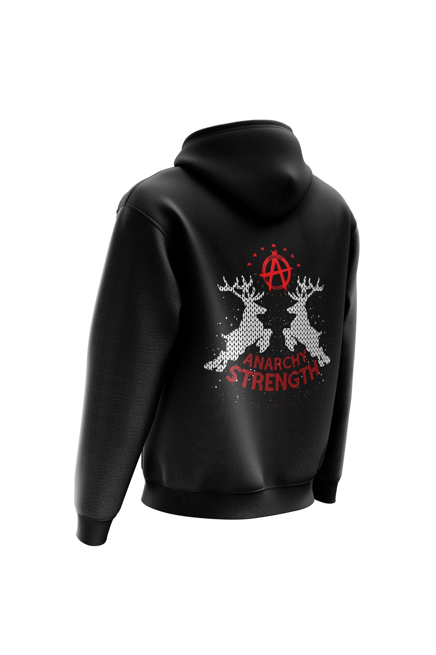 AS 'RUDOLPH' HOODIE - BLACK