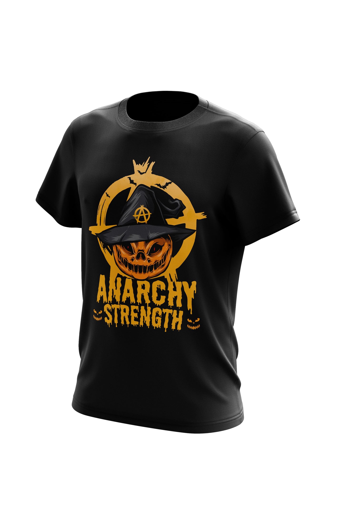 AS 'DEVIL PUMPKIN' HOODIE - BLACK