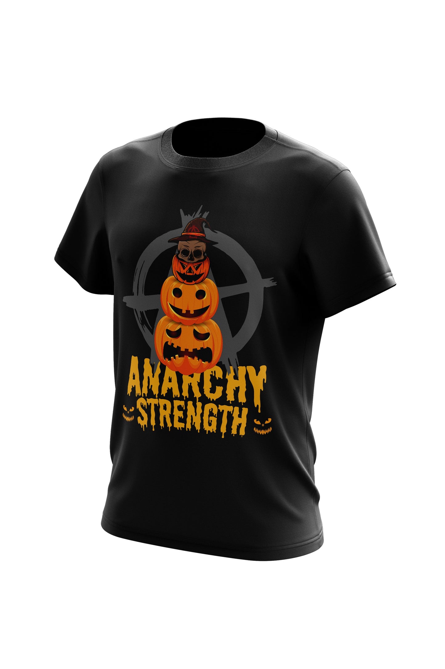 AS 'STACKER' TEE - BLACK